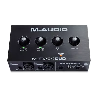 M-Audio M-Track Duo 48-KHz 2-Channel USB Audio Recording Streaming Interface • $69