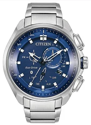 Citizen Eco-Drive Men's Proximity Pryzm Bluetooth 48mm Watch BZ1021-54L • $319
