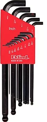 Eklind 13113 Stubby-Ball-Hex-L Key Allen Wrench 13pc Set SAE Inch Sizes .050-3/8 • $18.94