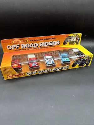 1990 Matchbox OFF ROAD RIDERS 5 PACK RUGGED 4X4 Vehicles W Oversized Wheels • $84.29