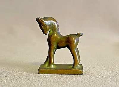 Vintage SGR 'Sell Right Giftware' Art Deco Horse Figure Bronzed Verdigris Patina • $24.99