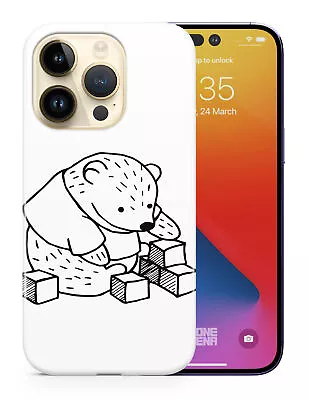 £5.94 • Buy Case Cover For Apple Iphone|cute Funny Bear Playing Blocks