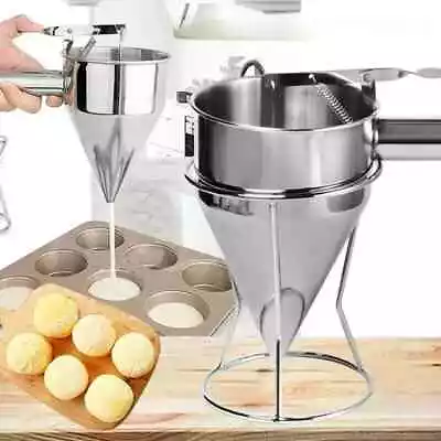 600ML Pancake Baking Batter Dispenser Measuring Cup Muffin Cream Separating Tool • $21.43