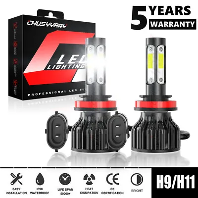 For MAZDA 3 2010-2018 Combo LED Headlight Low Beam 2 Bulbs 6000k White Kit • $13.99