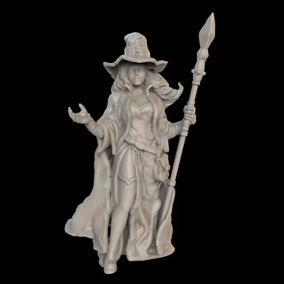 Witch Human Wizard Miniature Dungeons & Dragons Magic & Mages • $6