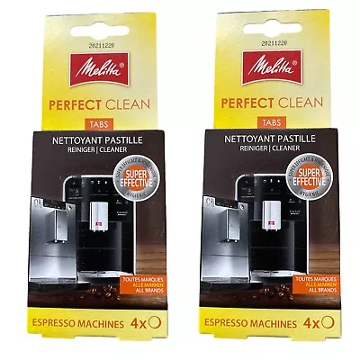 Melitta Perfect Clean Espresso Filter Coffee Machine Cleaner- 2 Packs  6545529X2 • £5.99