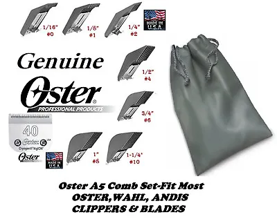 OSTER Attachment Guide COMB SET&Cryogen-X Blade*Fit A5Many AndisWahl Clipper • $66.99