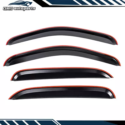 Window Visor Vent Guards Deflectors For 07-13 Silverado Sierra 1500 Extended Cab • $28.95