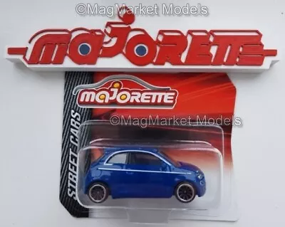 Majorette · Fiat 500 · Blue · 1:64 · Street Cars · Brand New And Sealed • $9.33