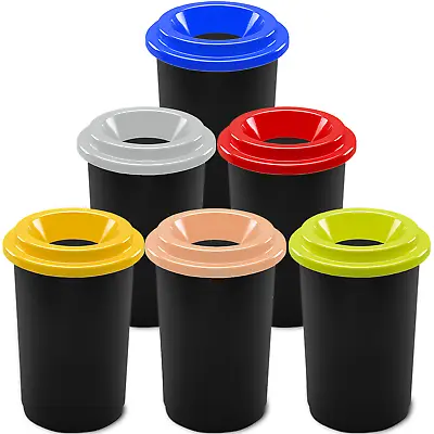 HOME CENTRE Eco-Bin Plastic Office Waste Management Recycling Segregate Bin 50L • £20.50