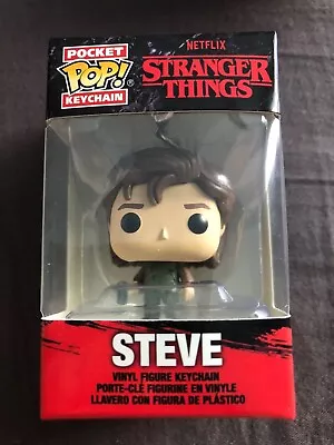 $10 • Buy Pocket Pop! Keychain - STEVE (#1300) - Funko - Stranger Things