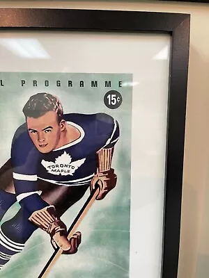 Maple Leaf Garden Framed Program Cover Print Used • $1.47