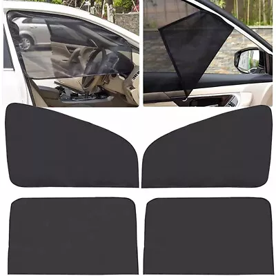 4X Magnetic Car Side Front Rear Window Sun Shade Cover UV Protection Mesh Shield • $8.99