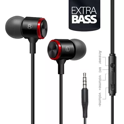 Earphones Samsung Headphones Super Bass In-Ear Earbuds For Samsung Mobiles • £4.99