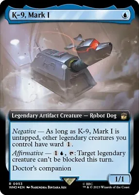 MTG - WHO - K-9 Mark I (Extended Art) (Surge Foil) Near Mint Foil #953 • £4.09