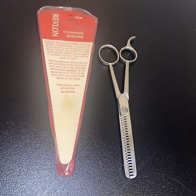 Vintage Revlon Hair Cutting Thinning Barbershop Shears Scissors For Barber Salon • $14.39