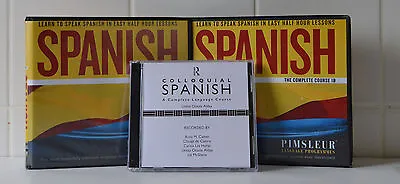 £43.53 • Buy Pimsleur Spanish 1A And 1B 18CDS And  Colloquial Spanish CD 