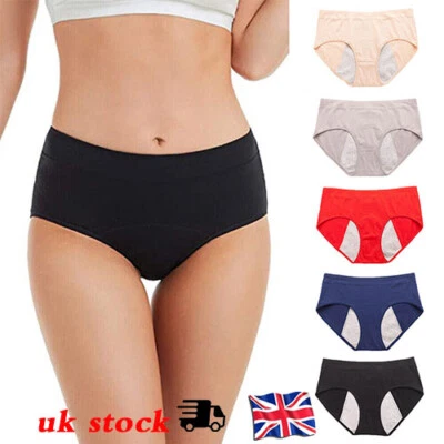 £11.89 • Buy 5PC Leakproof Underwear Women Incontinence Colourful Leak Proof Protective Pants