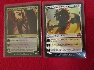 Nicol Bolas Planeswalke & Ajani Caller Of The Pride + 20 Random Rares MTG Magic • $38.54