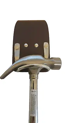 Leather Hammer Holder Fixed Loop Oil Tanned Leather Tool Belt Holder/Holster • £8.89
