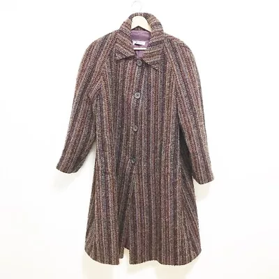 Auth MISSONI - Bordeaux Orange Multi Women's Coat • $132