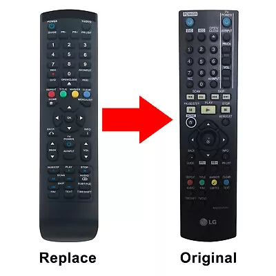 AKB72373701 Replace Remote Control Fit For LG HR925T HR929T HDD DVD Recorder • £9.94