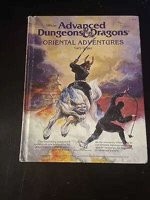 Oriental Adventures 1985 Advanced Dungeons & Dragons TSR Gary Gygax AD&D • $53