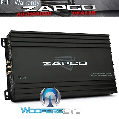 Zapco St-5b Class Ab 5-channel Component Speakers Tweeters Subwoofers Amplifier • $249.99