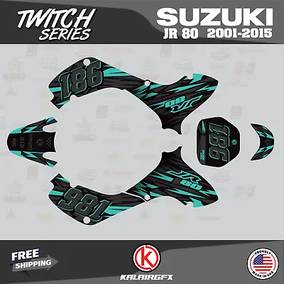 Graphics Kit For SUZUKI JR80 (2001-2015) JR 80  TWITCH-teal • $86.60