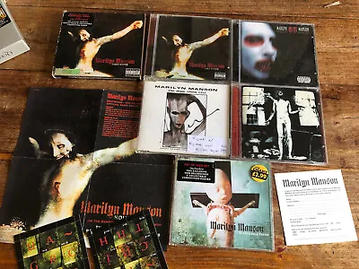 Marilyn Manson Signed Cd Bundle • £60