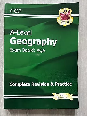 A-Level Geography: AQA Year 1 & 2 Complete Revision & Practice By CGP Books... • £14.39