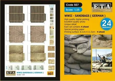 WW II SANDBAGS GERMAN Suit Scales 1/35 • £8.79
