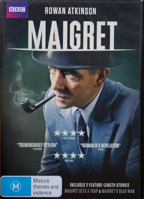 Maigret DVD - Region 4 Aus & Reg 2 UK BBC TV SERIES - Rowan Atkinson • £11.75