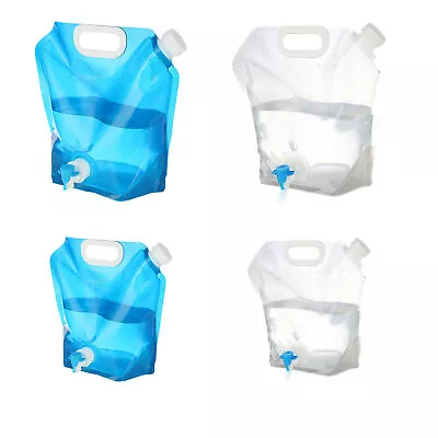 Outdoor Sport Water Carrier Storage Bag Camping Bucket Portable Folding Hiking • $10.09