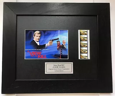 £29.99 • Buy James Bond 007 'A VIEW TO A KILL' 35mm Film Cell Presentation*