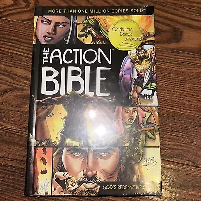 NEW The Action Bible: God's Redemption Story Graphic Book Sergio Cariello Sealed • $14.95