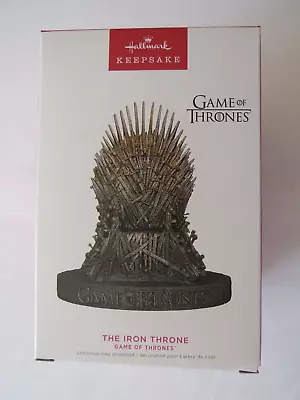 2022 Hallmark Keepsake Musical Ornament Game Of Thrones THE IRON THRONE • $9.99