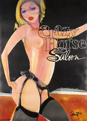 Crazy Horse Saloon 1950 Nude Erotic Print Poster Wall Picture Image A4 Size • £5.99