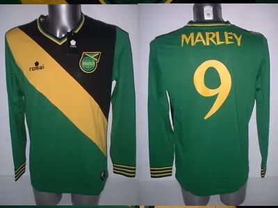 Jamaica M L XL Bob Marley Reggae Boyz Romai Shirt Jersey Football Soccer BNWT • £39.99