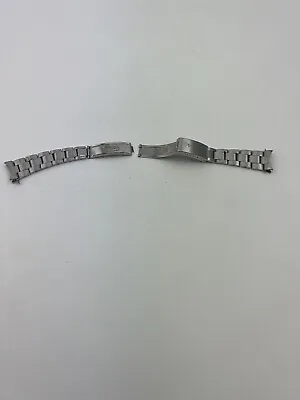 $41 • Buy Rolex 34mm SS Date 7835-19 Oyster Folded Band With 257 End Pieces 19MM -DAMAGED