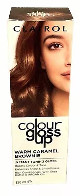 Clairol Colour Gloss Up Conditioner Warm Caramel Brownie Instant Toning Gloss • £7.60