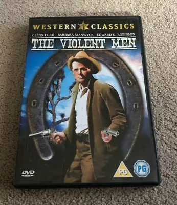 The Violent Men. Dvd. Regions 2&4. Glenn Ford.Barbara Stanwyck.Edward G.Robinson • £5.49