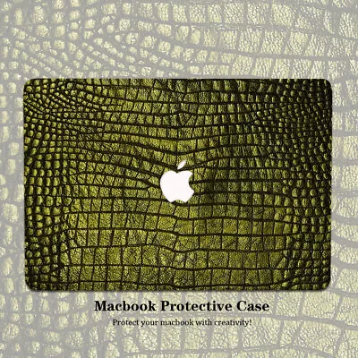 Reptile Skin Texture Print Case For Macbook M2 Air 15 M1 13 Pro 16 14 11 12 Inch • £7.19