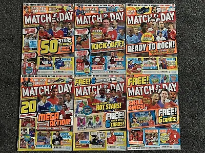 6 Issues Of 2008/09 Match Of The Day Magazines Bundle • £2.99