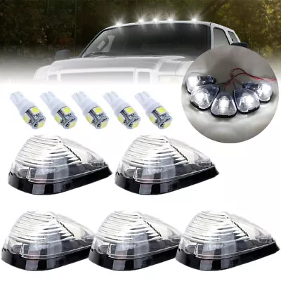 Clear Lens Cab Marker Roof Clearance Light Set Fit Ford F-250 F-350 F-450 F-550 • $24.86