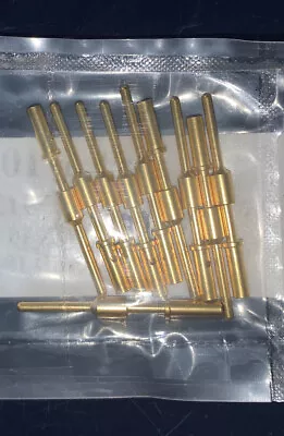 10 X Cannon ITT Veam Pin 27913-15T12 Gold Contacts - Look At Pics For Details • $27.21