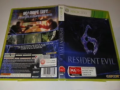 Resident Evil 6 (2 Disc) (xbox 360 Game Ma15+ Pal) • $9.95