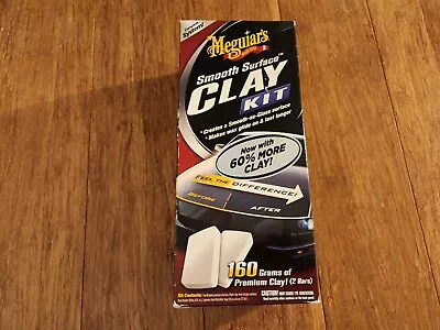 Meguiars G191700 Smooth Surface Clay Kit - Removes Paint Overspray Fallout Ect • $19.68
