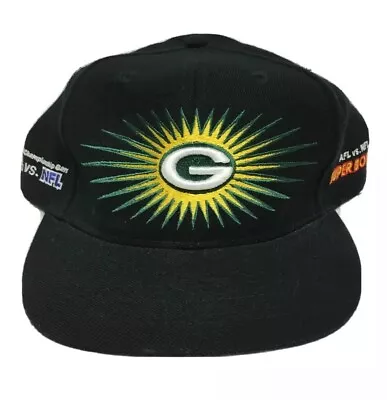 Green Bay Packers Super Bowl XXI Champions Embroidered NFL Annco Hat Strapback • $39.99