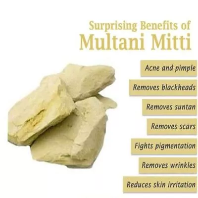 Multani Mitti Fuller's Earth 80 Grams For Face & Hair Pack Pure Natural Raw • $9.16